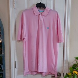 Brooks Brothers 1818 PERFORMANCE POLO Original Fit Size Large Pink & Blue